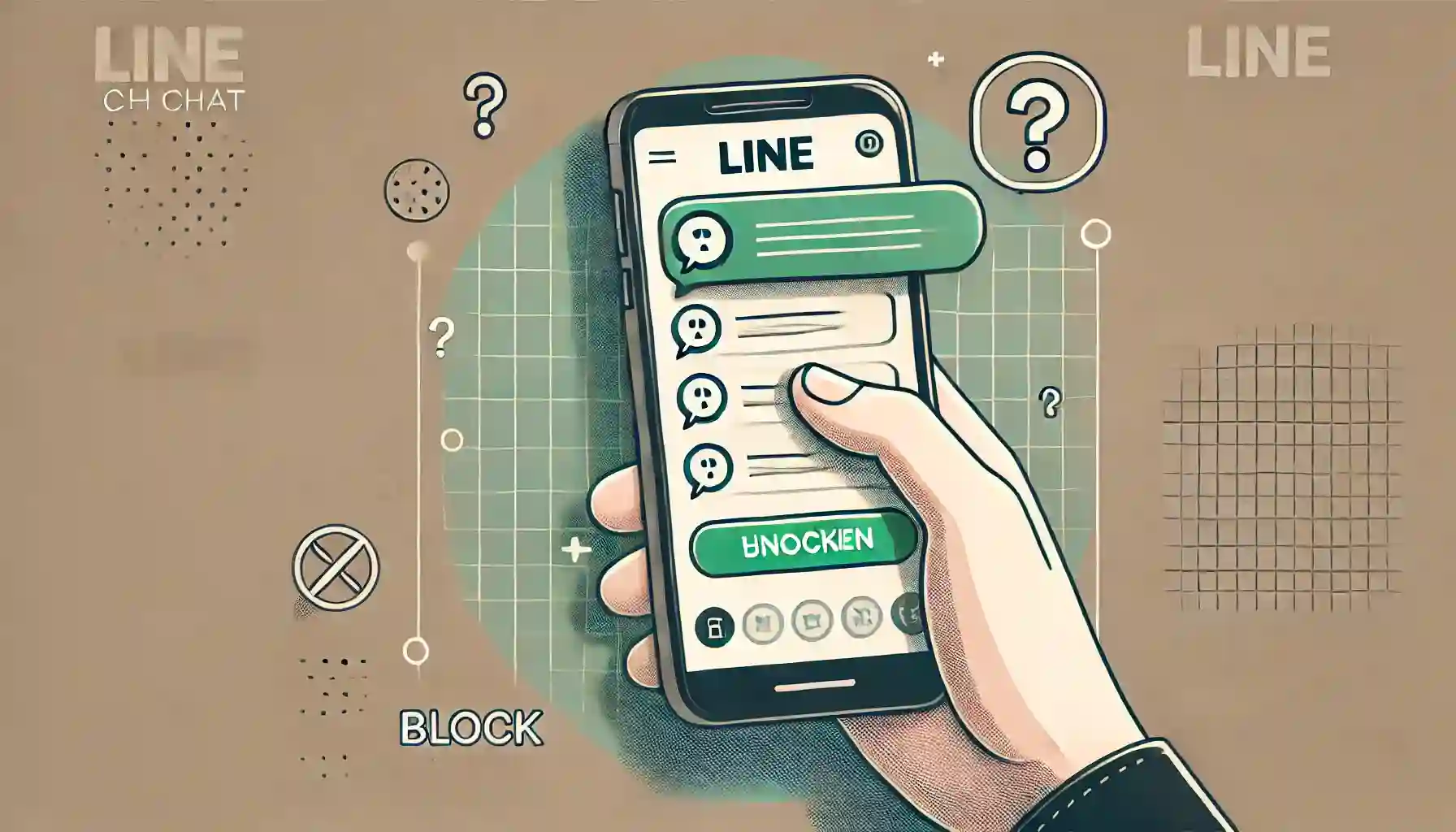 LINEブロックを確認