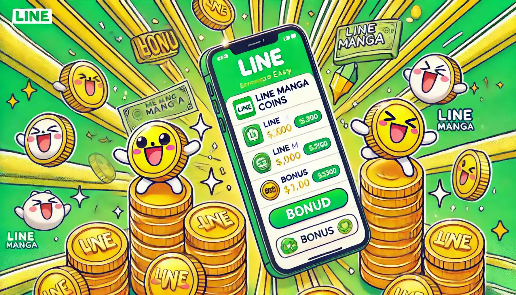 LINEマンガコインを簡単にゲット